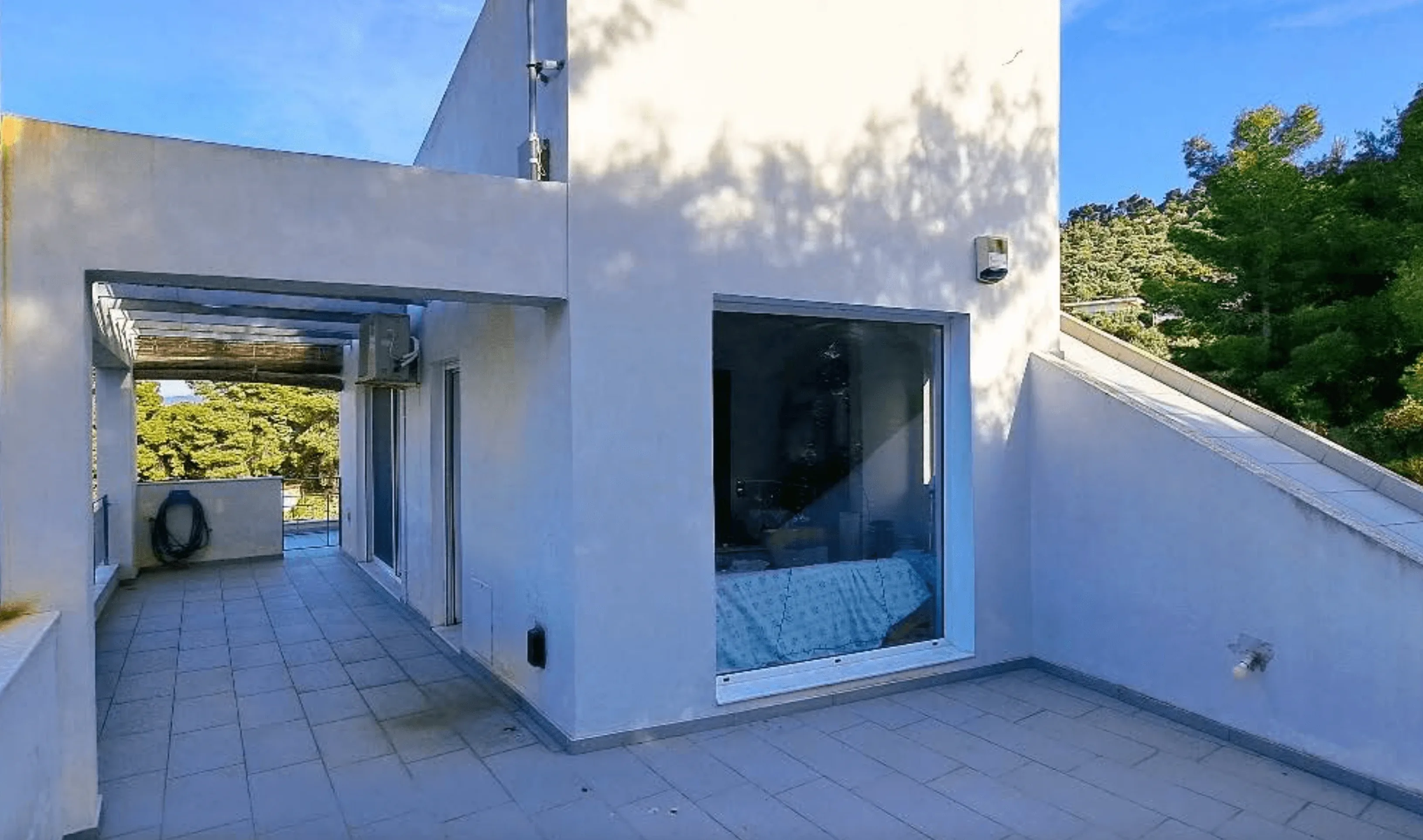Covered terrace